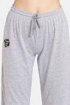 Rosaline Geo Blooms Knit Cotton Pyjama Set - Black Beauty — thumbnail 6